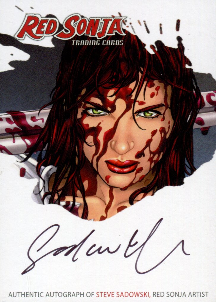 Red Sonja 2011 (Breygent) RSA-SSC "Steve Sadowski" SDCC San Diego Autograph Card   - TvMovieCards.com