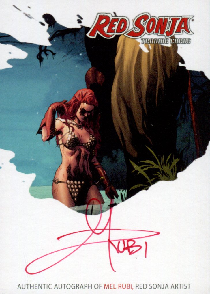 Red Sonja 2011 (Breygent) - RSA-MRC "Mel Rubi" SDCC San Diego Autograph Card   - TvMovieCards.com