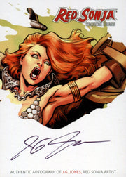 Red Sonja 2011 (Breygent) - RSA-JJC "J.G. Jones" SDCC  San Diego Autograph Card   - TvMovieCards.com