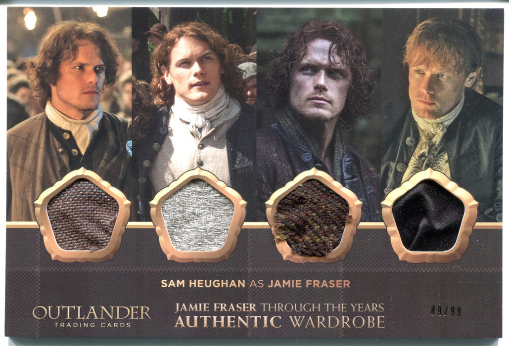 Outlander Season 4 Sam Heughan Jami Oversized Wardrobe Costume Card OS02 #89/99   - TvMovieCards.com