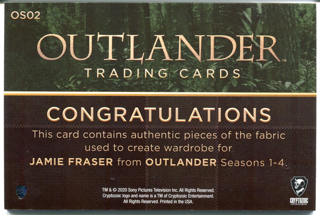 Outlander Season 4 Sam Heughan Jami Oversized Wardrobe Costume Card OS02 #89/99   - TvMovieCards.com