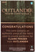 Outlander Season 4 Caitriona Balfe Oversized Wardrobe Costume Card OS01 #158/200   - TvMovieCards.com