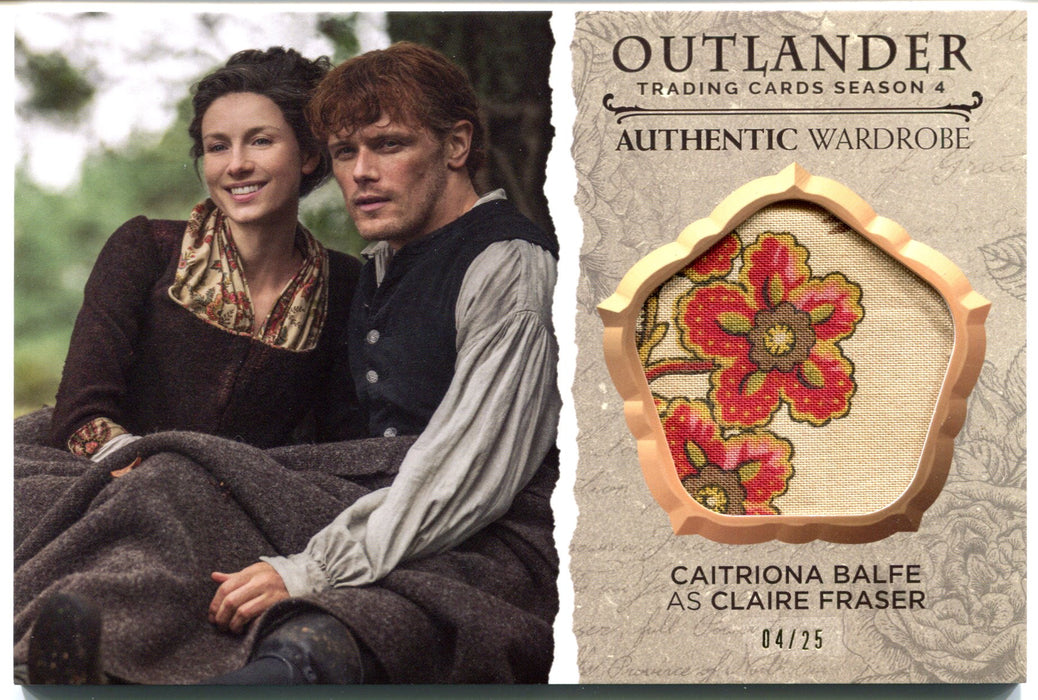 Outlander Season 4 Caitriona Balfe Oversized Wardrobe Costume Card OS-M03 #4/25   - TvMovieCards.com