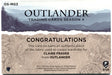 Outlander Season 4 Caitriona Balfe Oversized Wardrobe Costume Card OS-M03 #4/25   - TvMovieCards.com