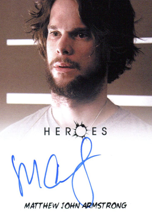 Heroes Archives Matthew John Armstrong as Ted Sprague Autograph Card   - TvMovieCards.com