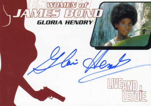 James Bond Women of James Bond in Motion Gloria Hendry Autograph Card WA5   - TvMovieCards.com