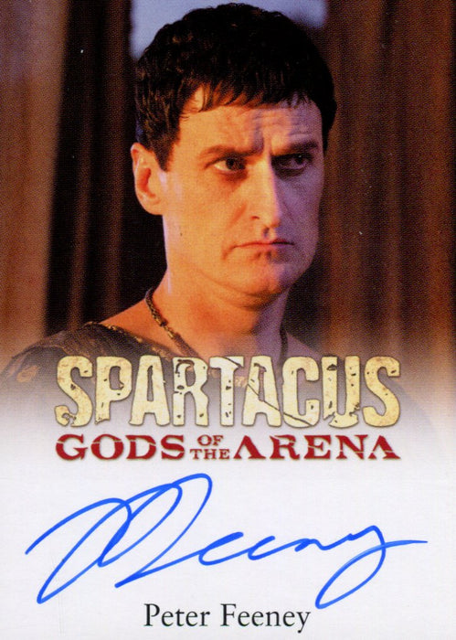 Spartacus Premium Packs Gods of the Arena Peter Feeney Autograph Card   - TvMovieCards.com
