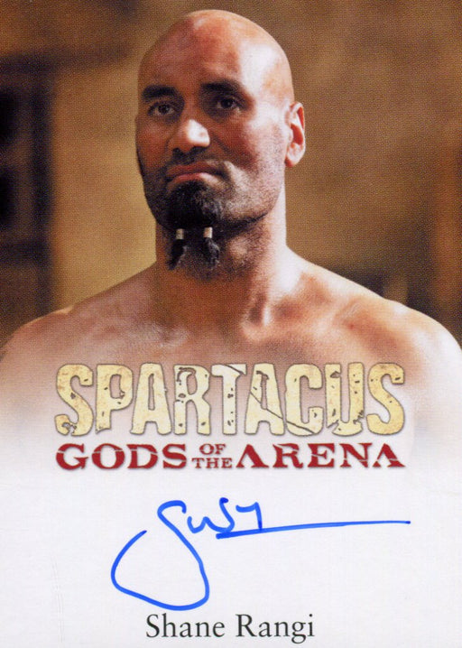 Spartacus Premium Packs Gods of the Arena Shane Rangi Autograph Card   - TvMovieCards.com