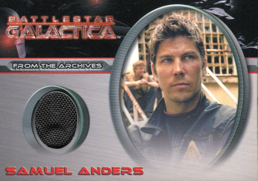 Battlestar Galactica Season Three Samuel Anders Costume Card CC38   - TvMovieCards.com