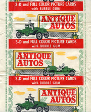 Antique Autos 1953 Bowman Vintage Bubble Gum Trading Card Wrapper   - TvMovieCards.com