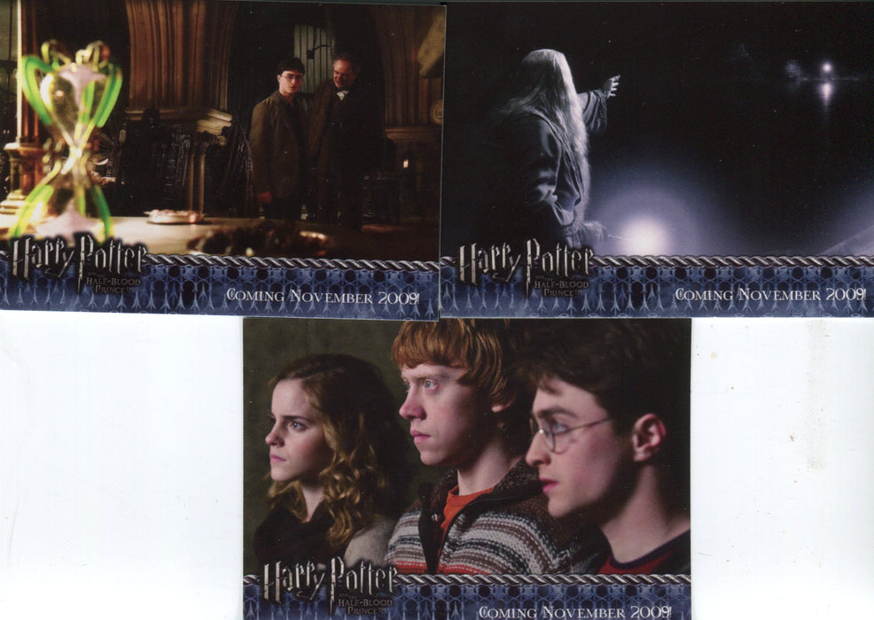 Harry Potter and the Half Blood Prince Update Promo Card Lot 3 Cards   - TvMovieCards.com