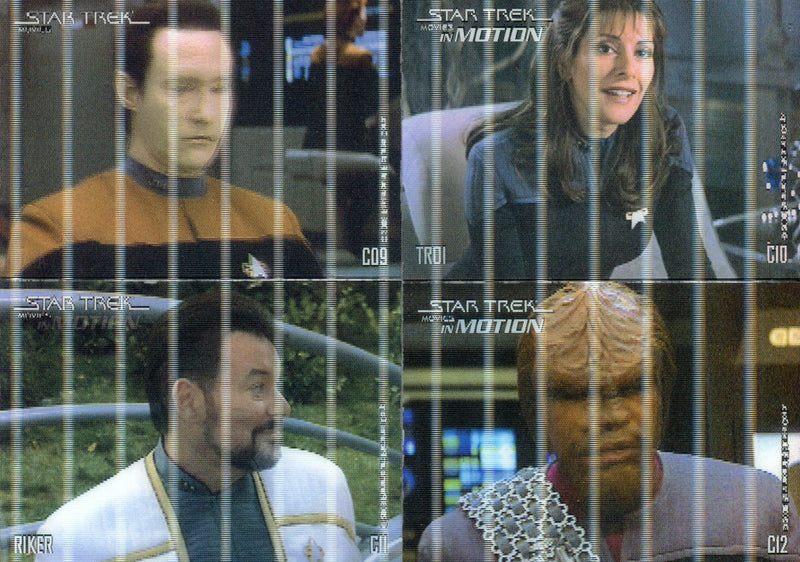 Star Trek Movies in Motion Movie Stars in Motion Chase Card Set 12 Cards C01 - C - TvMovieCards.com