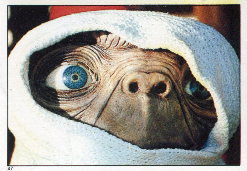 E.T. Movie Album Stickers Vintage Card Set 120 Sticker Cards   - TvMovieCards.com