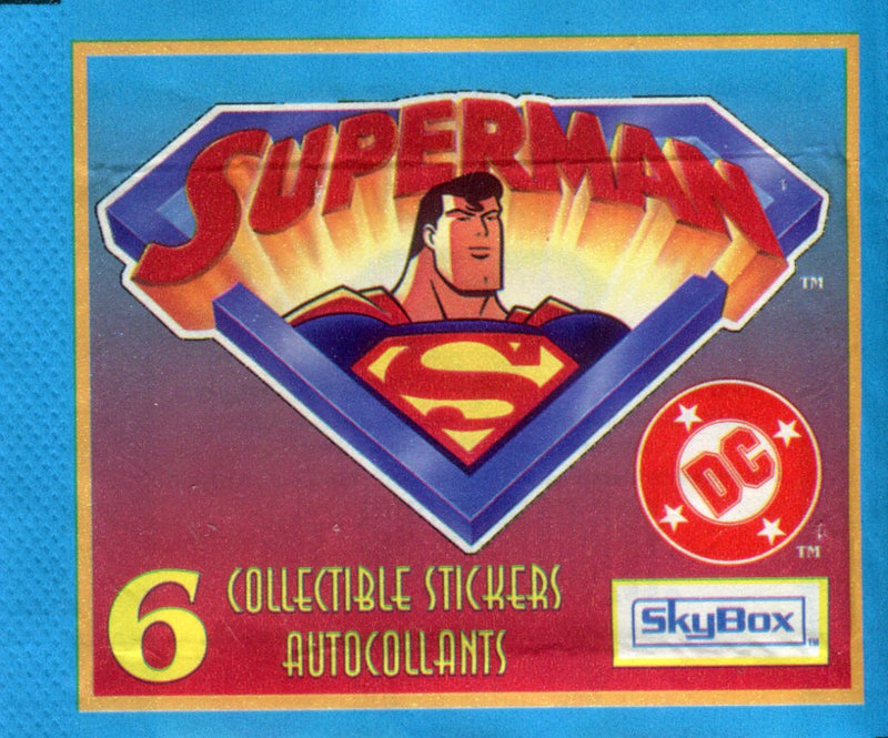 Superman DC Comics Album Stickers Card Set 66 Sticker Cards Skybox 1996   - TvMovieCards.com