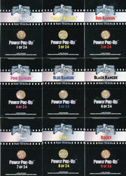 Mighty Morphin Power Rangers Movie Power Pop Ups Chase Card Set 24 Cards   - TvMovieCards.com