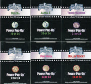 Mighty Morphin Power Rangers Movie Power Pop Ups Chase Card Set 24 Cards   - TvMovieCards.com