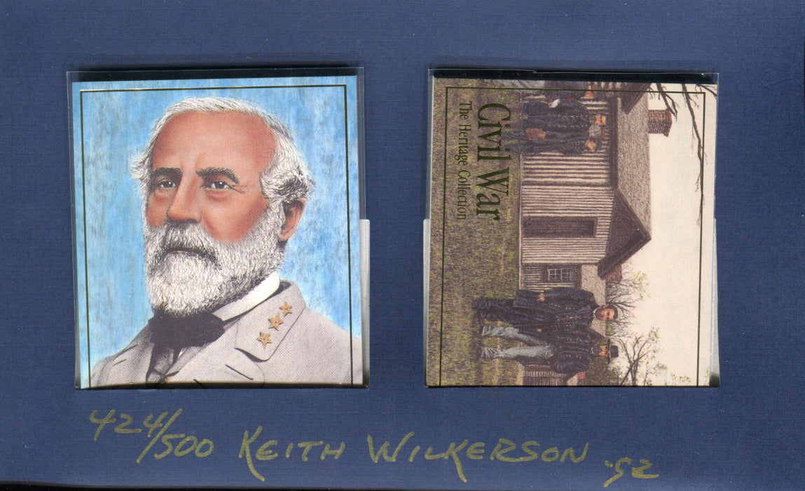 Civil War Heritage Series 2 Limited Edition Card Set #424/500 Keith Wilkerson   - TvMovieCards.com