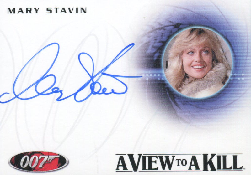 James Bond 50th Anniversary Series Two Mary Stavin Autograph Card A196   - TvMovieCards.com