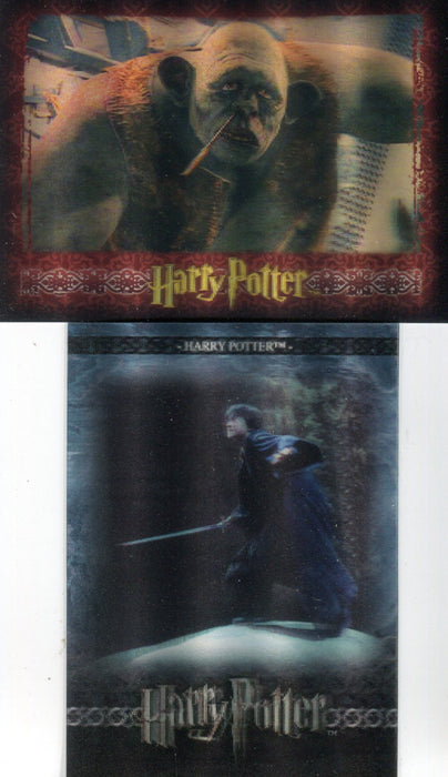 The World of Harry Potter 3D Promo Card Lot 3D-1/ P1 and 3D-2/ P2   - TvMovieCards.com