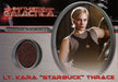 Battlestar Galactica Premiere Edition Lt. Kara Starbuck Thrace Costume Card CC2   - TvMovieCards.com