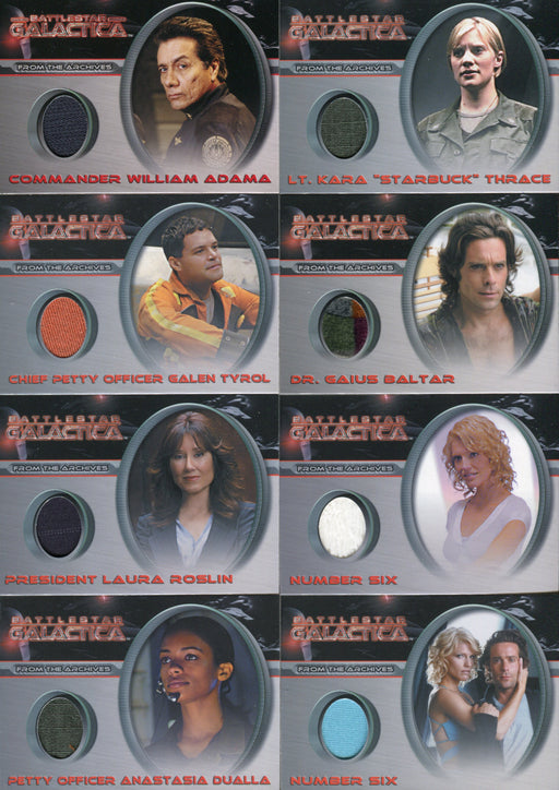Battlestar Galactica Season One Costume Card Set 13 Cards   - TvMovieCards.com