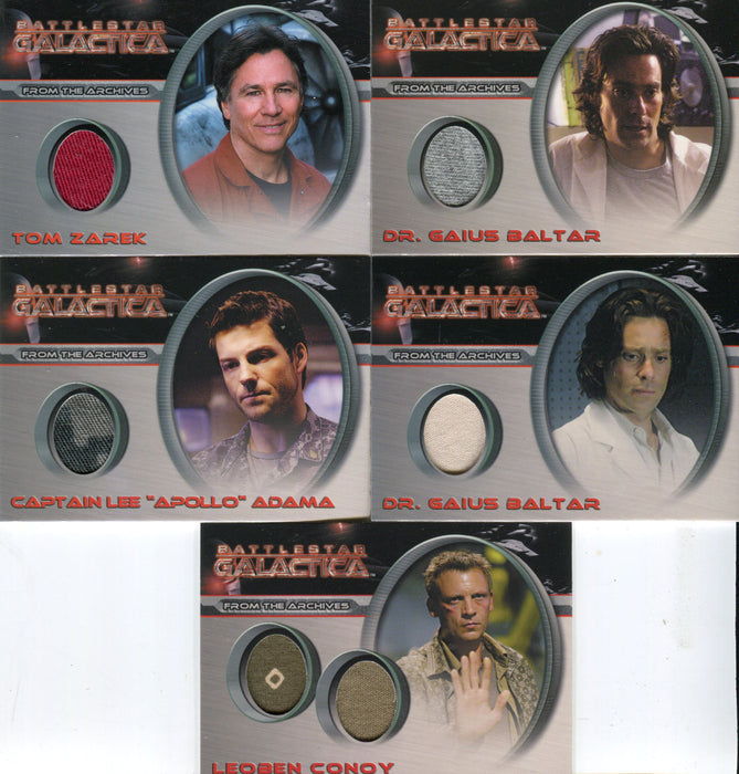 Battlestar Galactica Season One Costume Card Set 13 Cards   - TvMovieCards.com