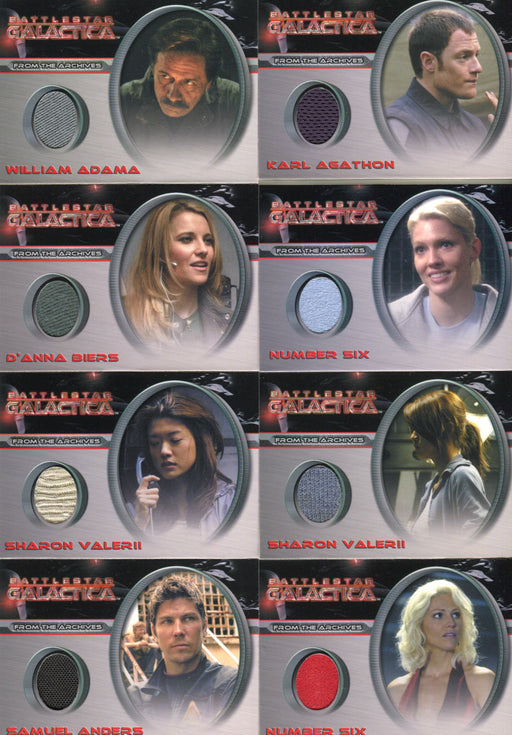 Battlestar Galactica Season Three Costume Card Set 12 Cards   - TvMovieCards.com