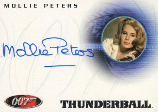 James Bond A33 The Quotable James Bond Mollie Peters Autograph Card   - TvMovieCards.com