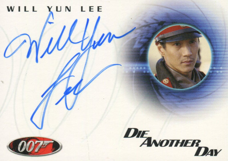 James Bond A36 The Quotable James Bond Will Yun Lee Autograph Card   - TvMovieCards.com