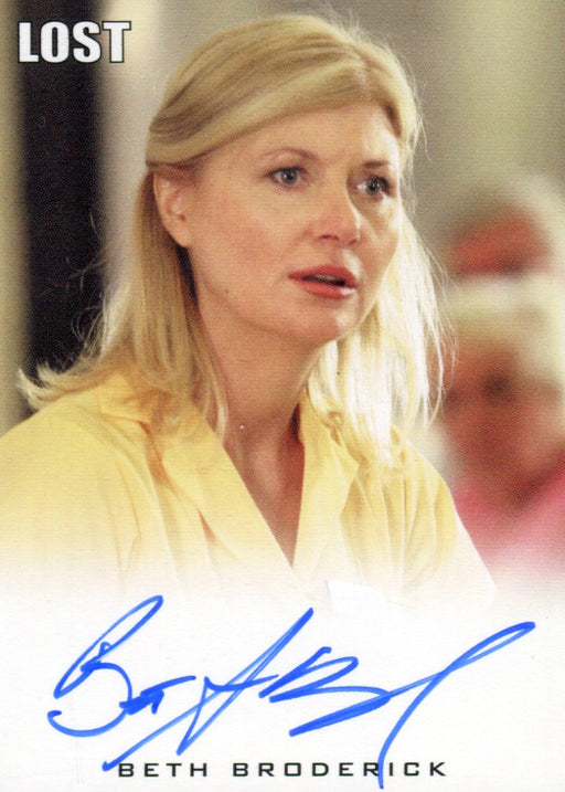 Lost Archives 2010 Beth Broderick as Diane Jansen Autograph Card   - TvMovieCards.com