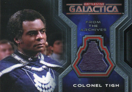Battlestar Galactica Colonial Warriors Colonel Tigh Costume Card CC10   - TvMovieCards.com