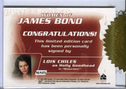 James Bond Women of James Bond Motion Lois Chiles Incentive Autograph Card WA15   - TvMovieCards.com