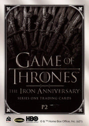 Game of Thrones The Iron Anniversary Trading Card Collector Album P2   - TvMovieCards.com