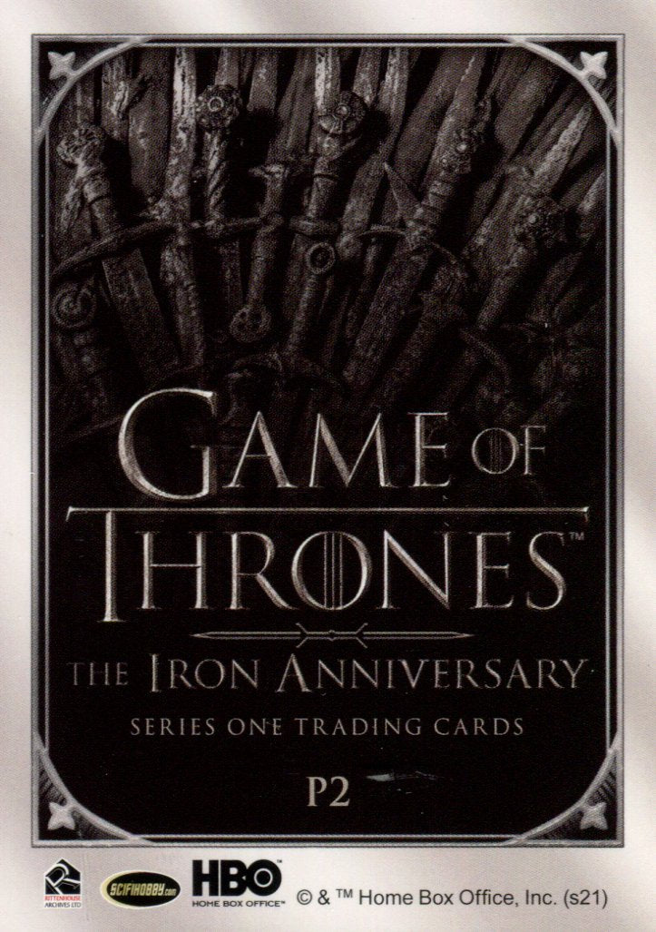 Game of Thrones The Iron Anniversary Trading Card Collector Album P2   - TvMovieCards.com