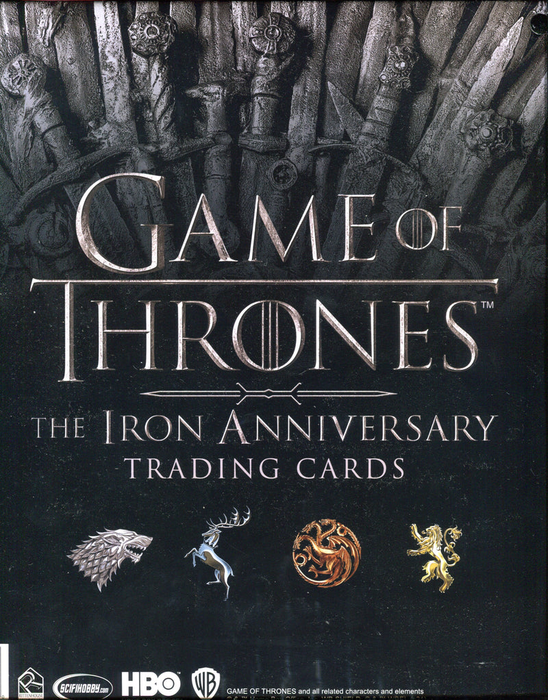 Game of Thrones The Iron Anniversary Trading Card Collector Album P2   - TvMovieCards.com