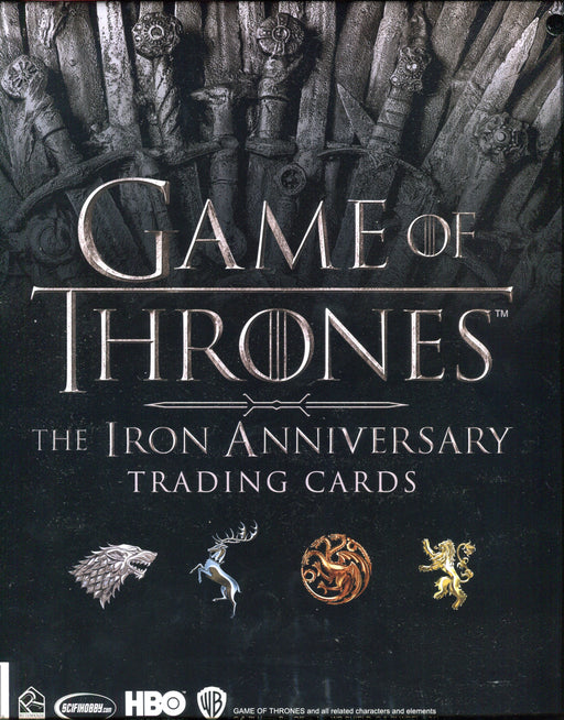 Game of Thrones The Iron Anniversary Trading Card Collector Album P2   - TvMovieCards.com