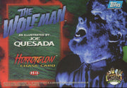 Universal Monsters Illustrated HorrorGlow Chase Card H4 Topps 1991   - TvMovieCards.com