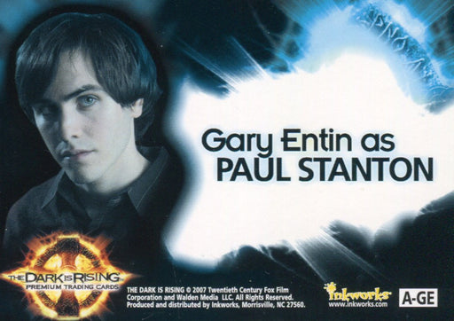 Seeker The Dark Is Rising Gary Entin as Paul Stanton Autograph Card A-GE Inkwork   - TvMovieCards.com