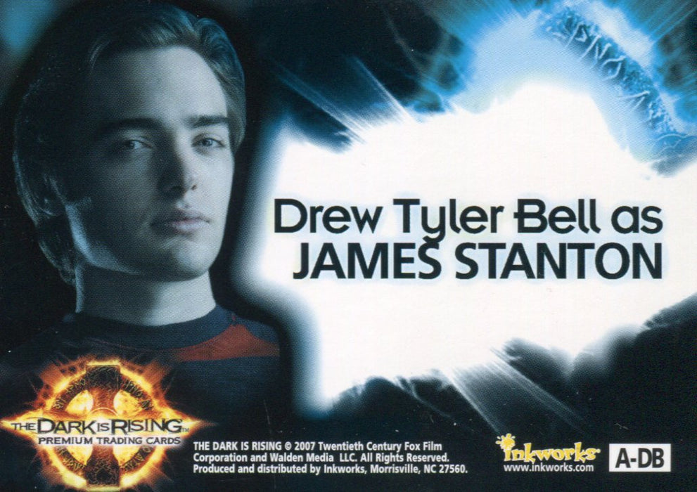 Seeker The Dark Is Rising Drew Tyler Bell James Stanton Autograph Card A-DB   - TvMovieCards.com