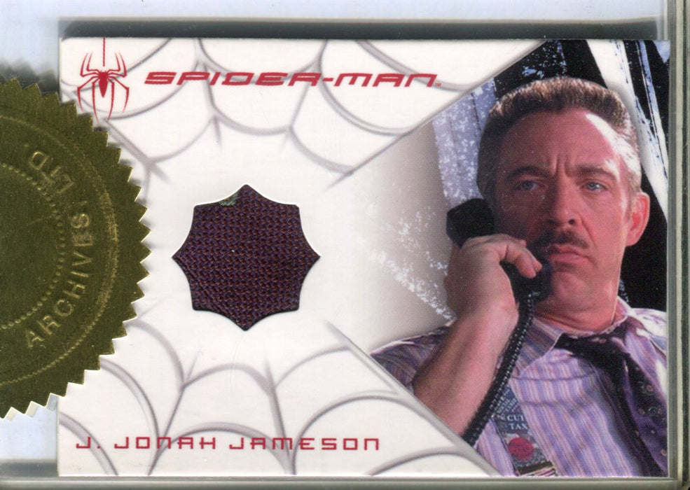 Spider-Man 3 J.K. Simmons as J. Jonah Jameson Case Topper Tie Costume Card   - TvMovieCards.com