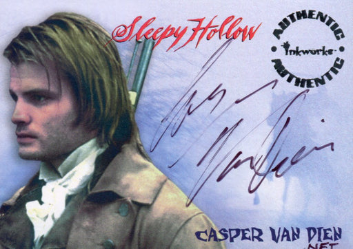 Sleepy Hollow Movie Casper Van Dien Autograph Card A4 Inkworks 1999   - TvMovieCards.com