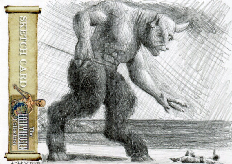 Harryhausen Collection Andy Fry Autograph Sketch Card SK1 Strictly Ink   - TvMovieCards.com