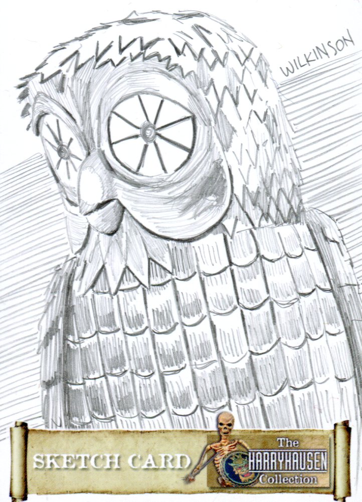 Harryhausen Collection Sarah Wilkinson Autograph Sketch Card SK1 Strictly Ink   - TvMovieCards.com