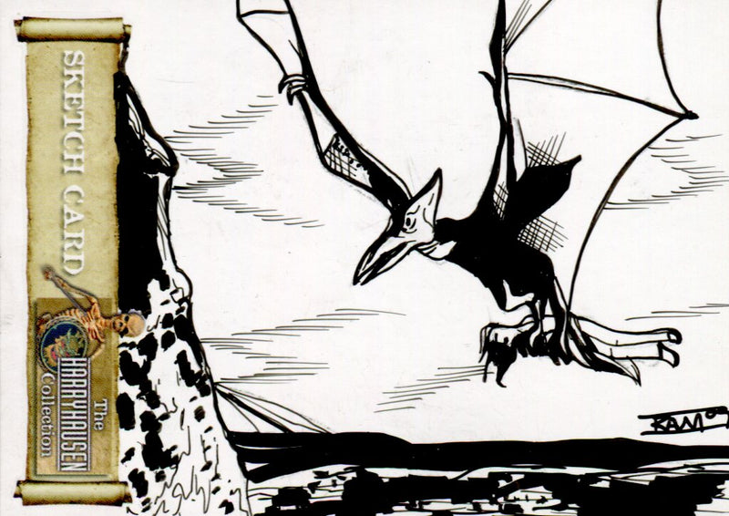 Harryhausen Collection Rich Molinelli Autograph Sketch Card SK1 Strictly Ink   - TvMovieCards.com