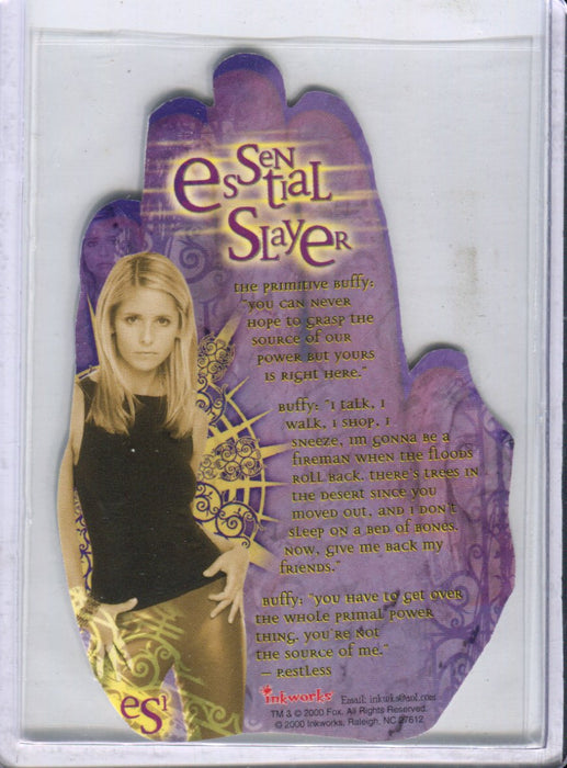 Buffy The Vampire Slayer Season 4 Essential Slayer Die-Cut Chase Card ES1   - TvMovieCards.com