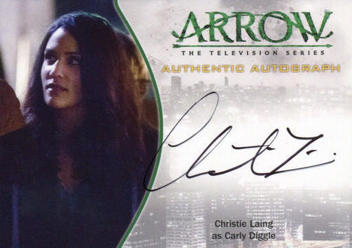 Arrow Season 1 One Christie Laing as Carly Diggle Autograph Card A16   - TvMovieCards.com