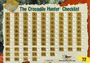 Crocodile Hunter Steve Irwin Base Card Set 72 Cards Dart Flipcards 2002   - TvMovieCards.com