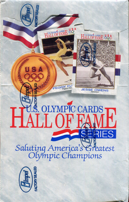 U.S. Olympic Cards Hall of Fame Vintage Card Box 36 Packs Impel 1991/1992   - TvMovieCards.com