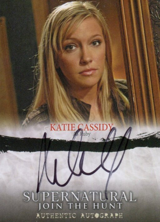 Supernatural Seasons 1-3 Join The Hunt Kate Cassidy as Ruby Autograph Card A05   - TvMovieCards.com