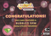 2019 Steven Universe Totally Fabricated Bubbled Gems Prop Card B1   - TvMovieCards.com